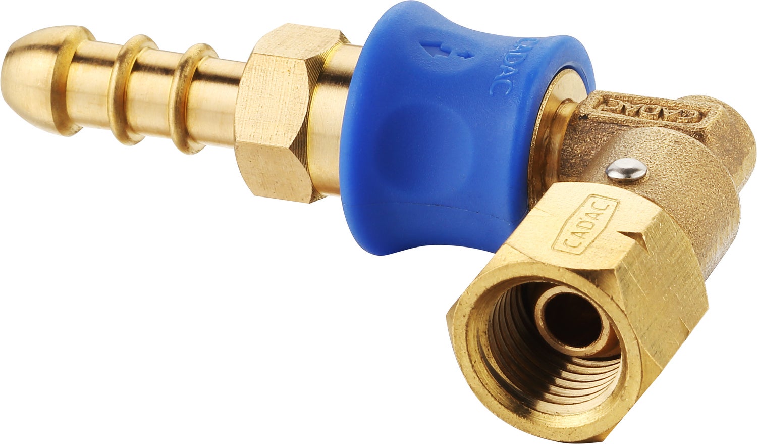 Cadac koppelstuk koper / blauw 13 x 8,5 x 2,5 cm