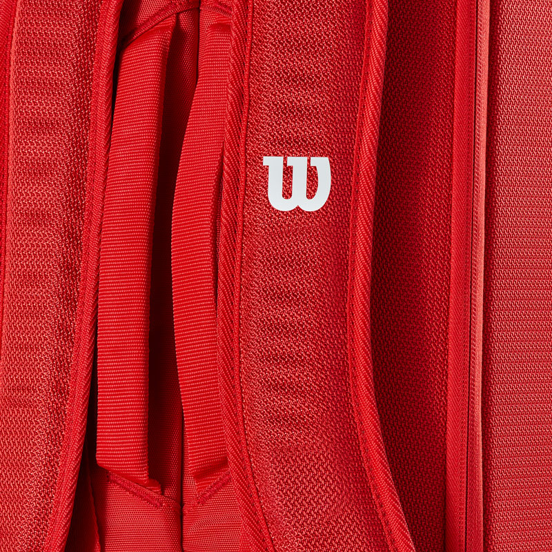Sac de tennis Wilson 6 pack Super Tour rouge