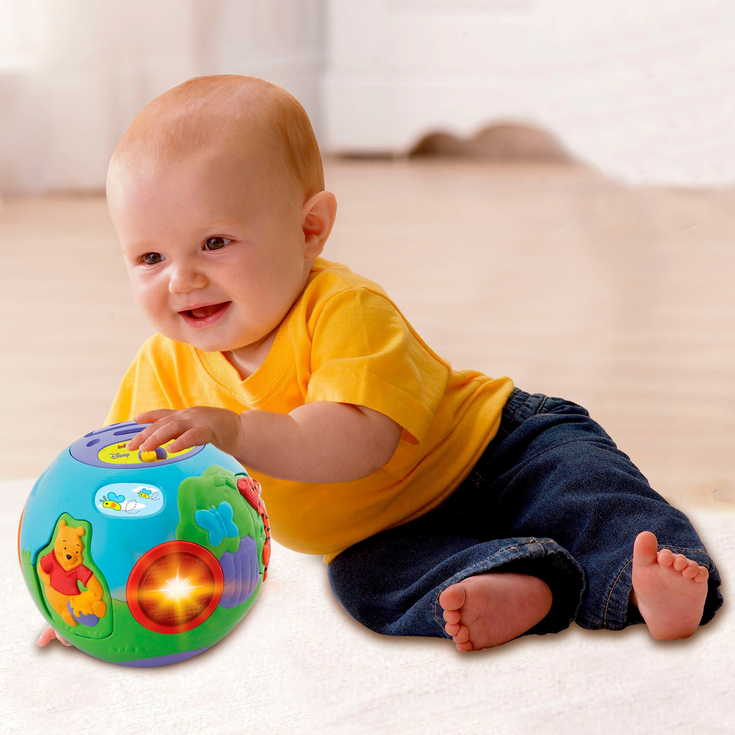 Vtech - DISNEY WINNIE PUUH Musikspielzeug Bunte Lernkugel