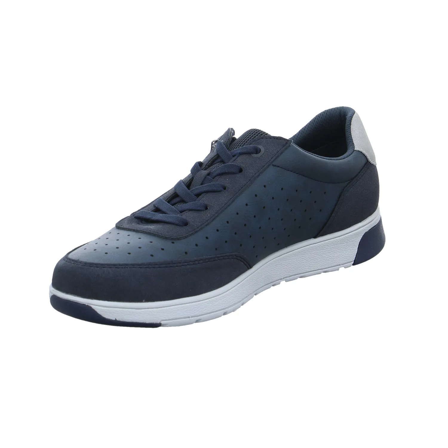 BUGATTI SHOES Halbschuhe Sneaker Blau Lederimitat