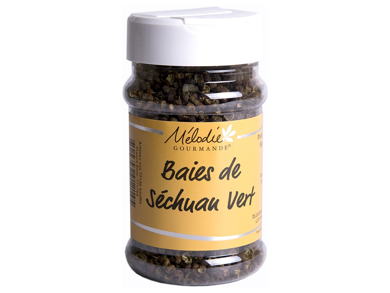 Baies de Séchuan vert - 70 g - Mélodie Gourmande