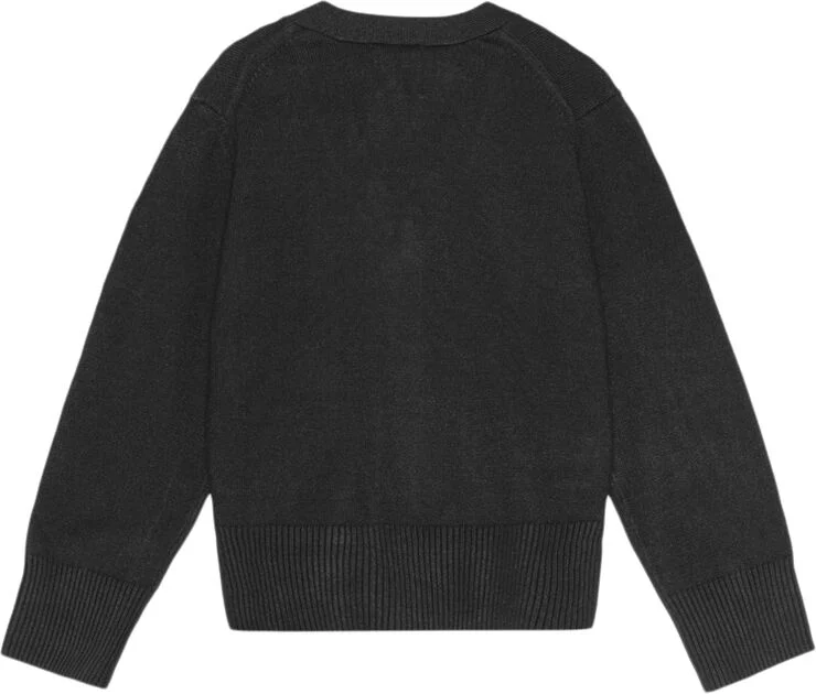 Moshi Moshi Mind forest knit cardigan Black