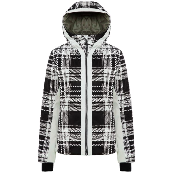 Veste de ski COLMAR 1XE FANCY CHECK LADIES SKI JACKET BLACK/PURITY/WHITE-P