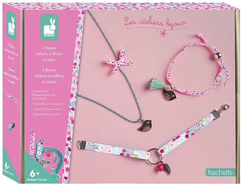 BIJOUX RUBANS A FLEURS - LES ATELIERS BIJOUX