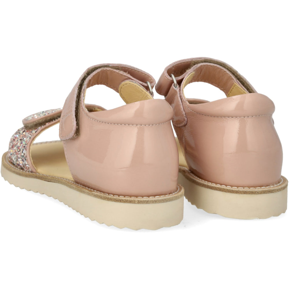 Køb Angulus Rosebud/Rosebud Glitter Laksandal Med Funklende Glitterdetalje