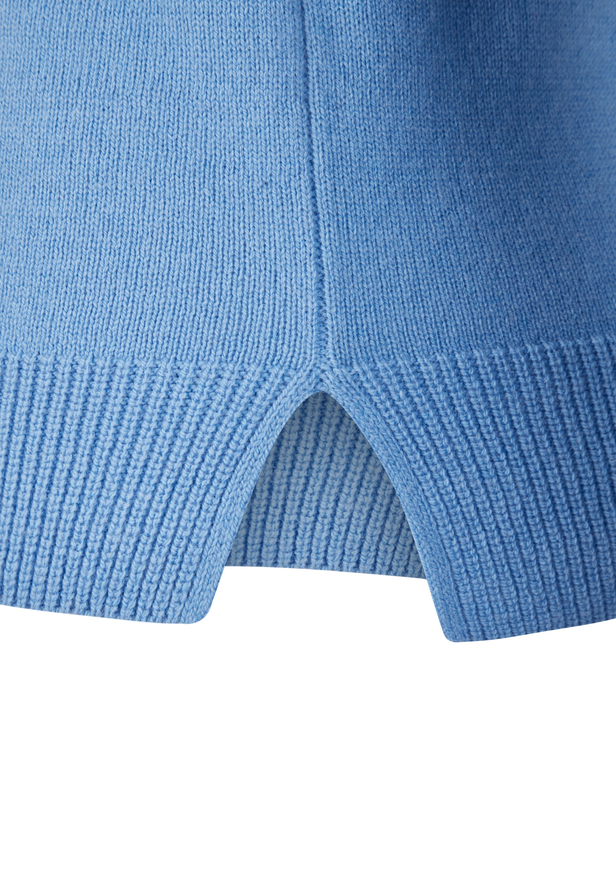 Rabe Strickpullover , mit Stehkragen und Kordelzug