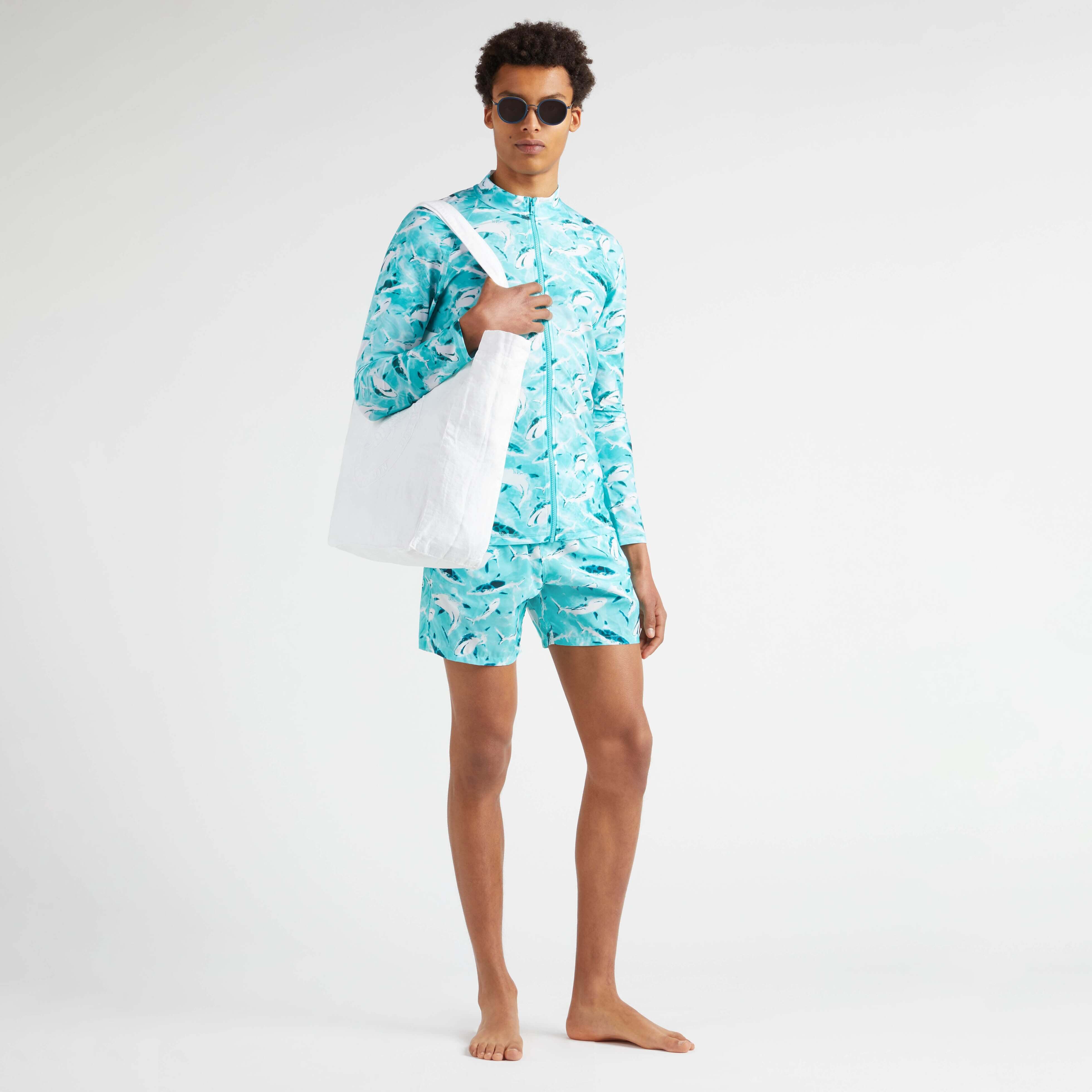 Maillot de Bain Homme Ultra-Léger et Pliable Requins