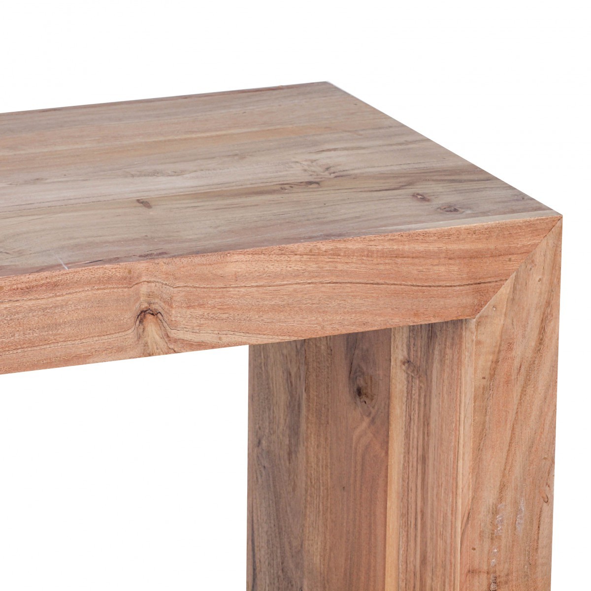 Standregal - klar lackiert - Akazie massiv - 88 cm hoch