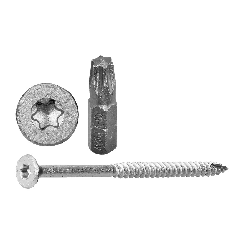 Treskruer 75-pk 6x100 mm