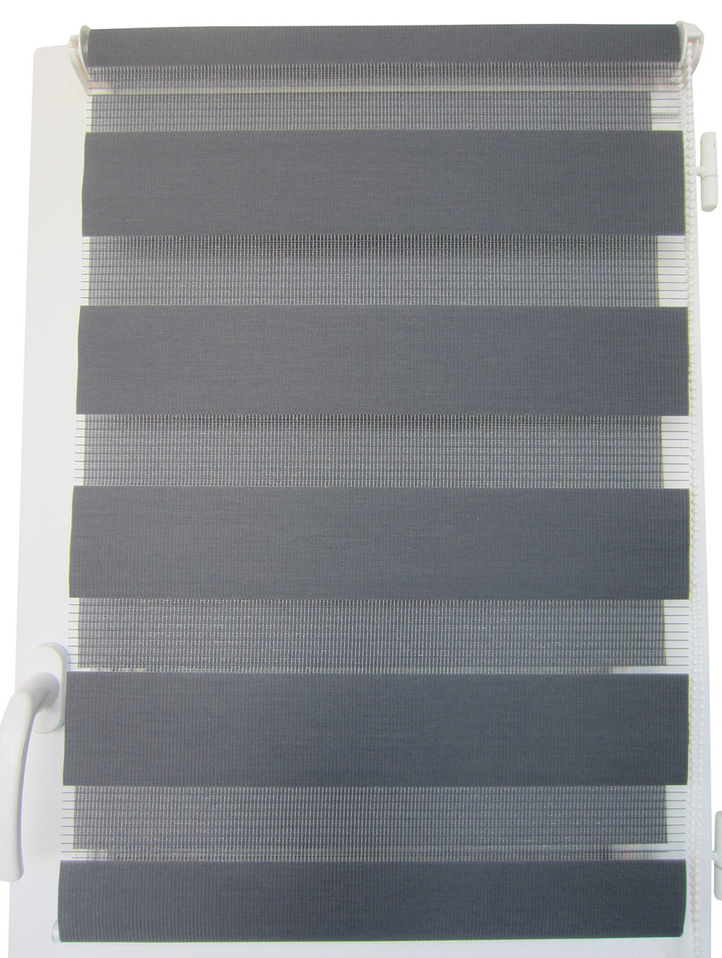 Store enrouleur jour nuit gris béton 45x90cm
