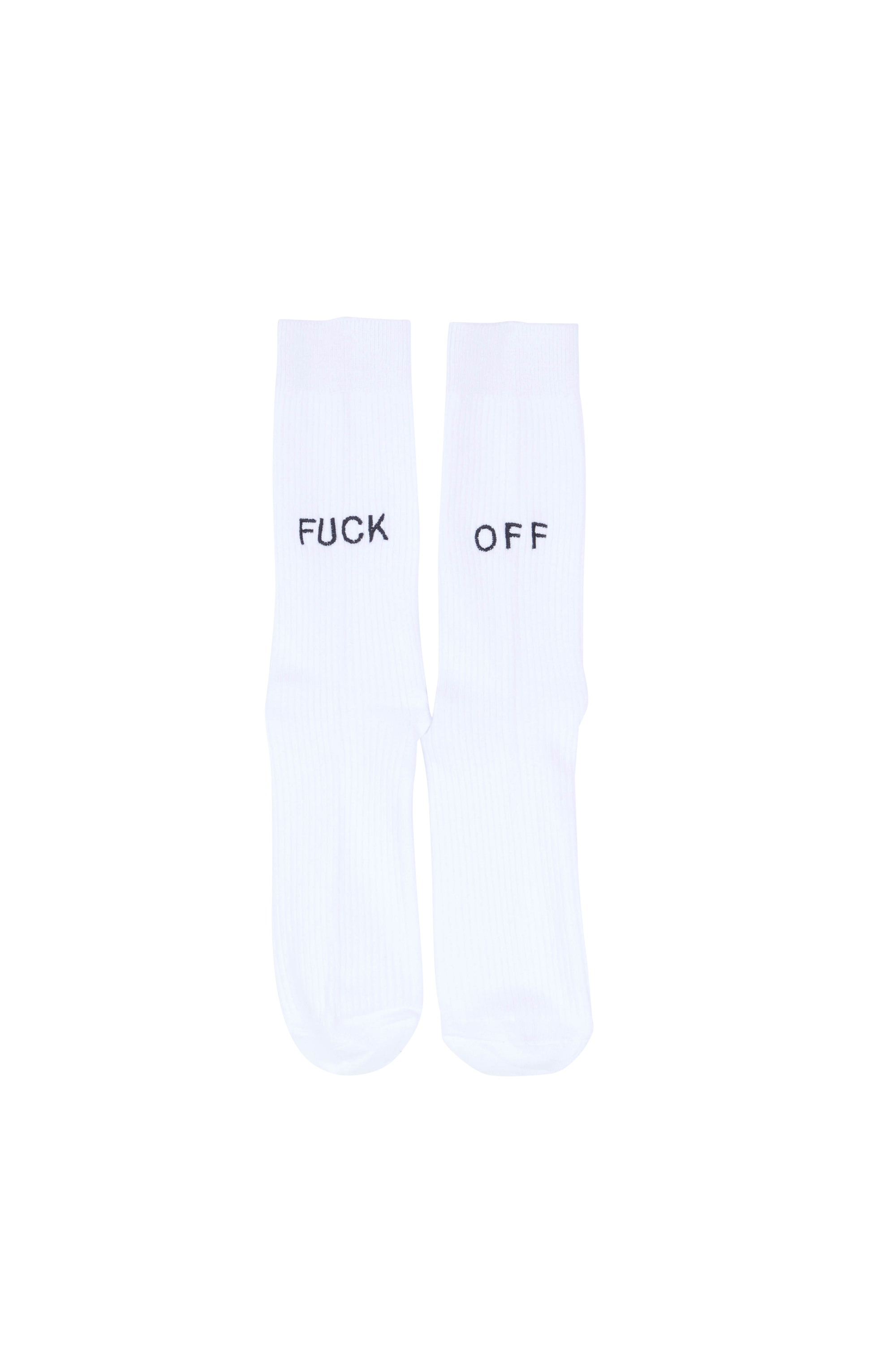 ENCRE Chaussettes  FUCK OFF Blanc
