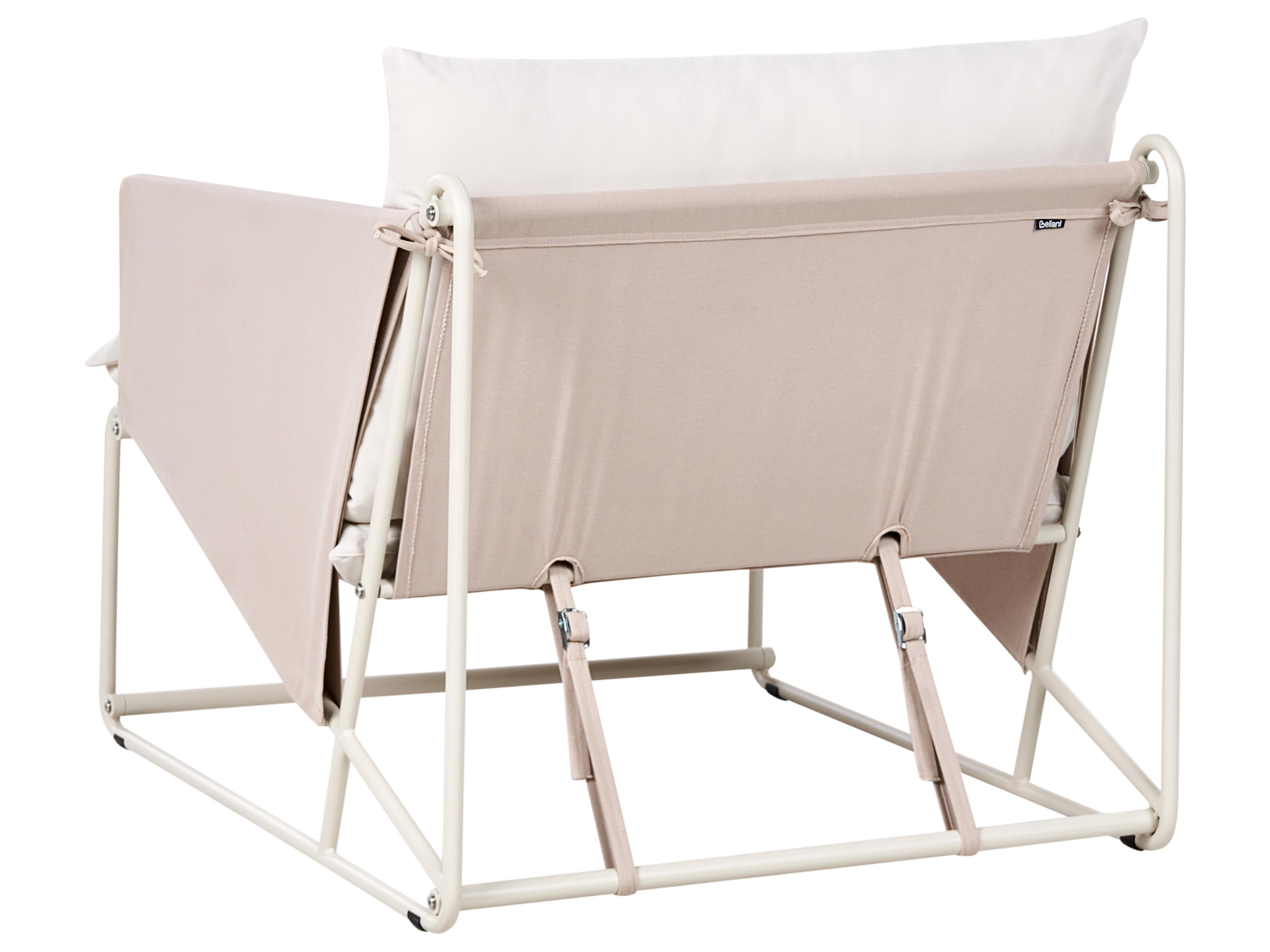 Tuin bankenset 4-zits PONTE Metaal Taupe