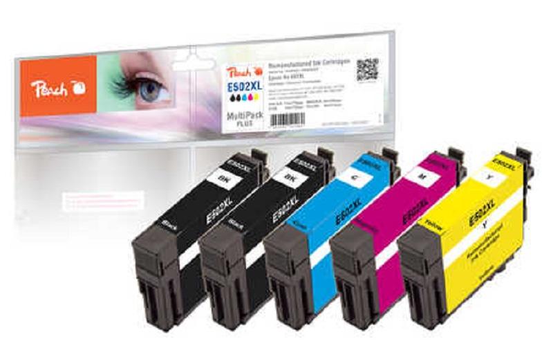 Tinte Epson 502XL 2x BK, 1x C, M, YDruckerpatronen: 2x Schwarz, 1x Cyan, 1x Magenta. 1x Gelb