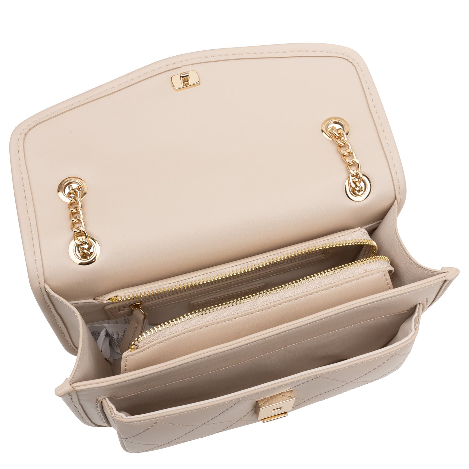 Valentino Mansion Flap Bag ecru