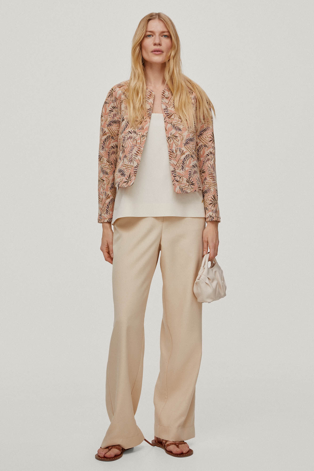 Jaqueta aberta oversized. - Roxa