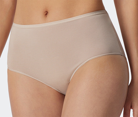2 SCHIESSER Midislips mit Modal, sandfarben, Streifen