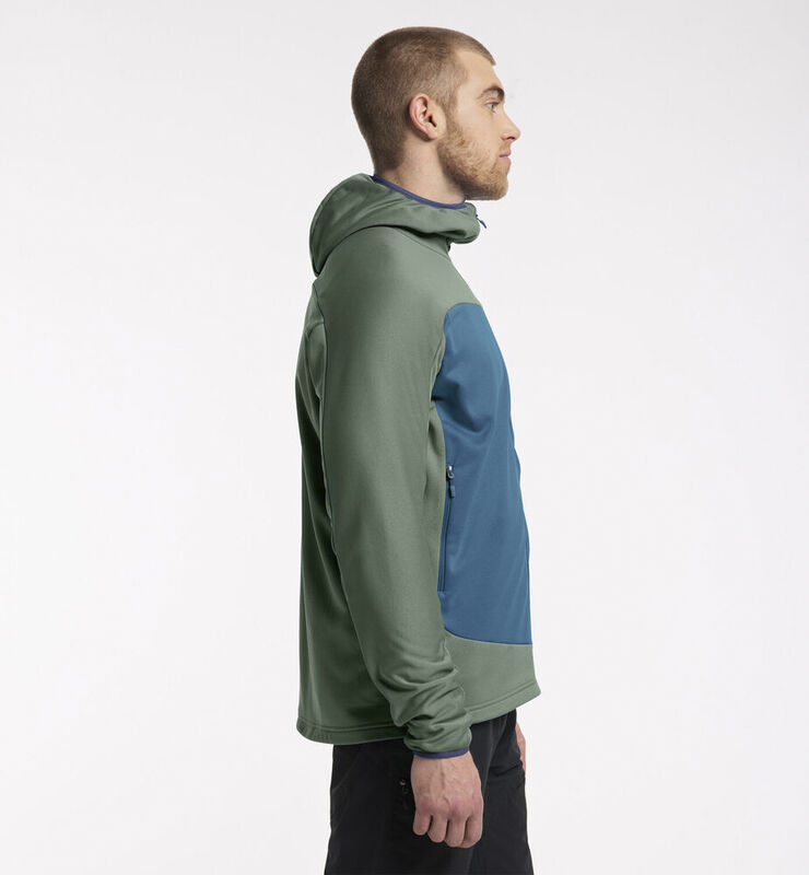 Haglofs Frost Mid Hood fleecetrøje Grøn