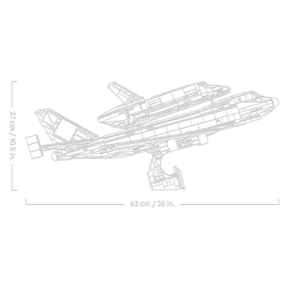 LEGO Icons Shuttle Carrier Aircraft 10360