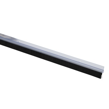 Handson tochtstrip met borstel PVC transparant 93 cm