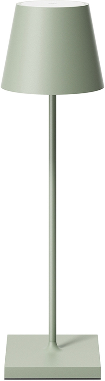 Sigor Akku-Tischleuchte Nuindie 380 mm Salbeigrün