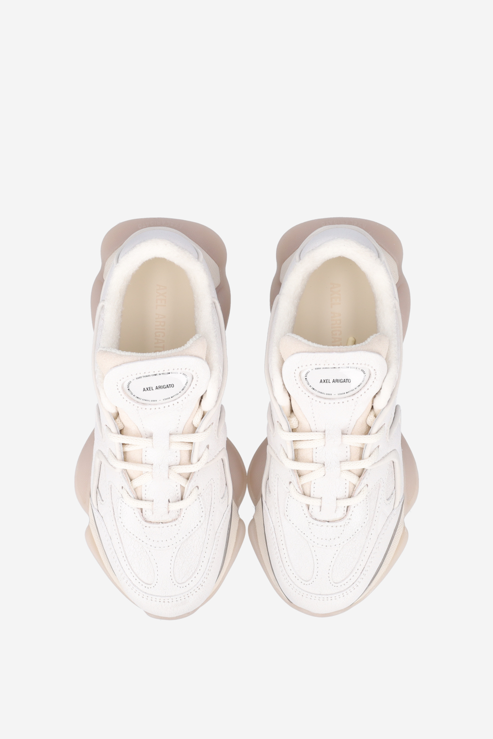 Eris crackled leather sneaker