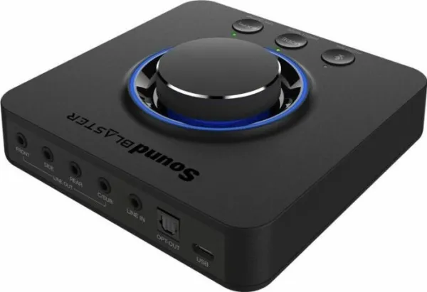 Creative Sound Blaster X3 - USB DAC - 32 bit - 192 kHz - 7.1 - USB-C - Creative Super X-Fi