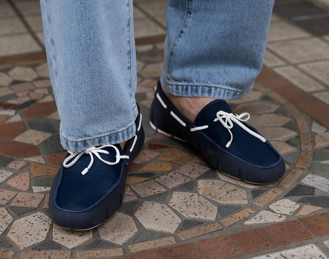 Swims Braided Lace Loafers