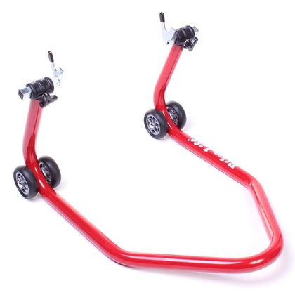 Béquille Bike Lift RS 17 ROUGE AVEC SUPPORT V Universel - Rouge