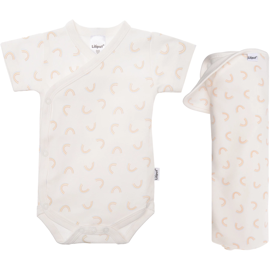Liliput 2-teiliges Set Regenbogen weiss