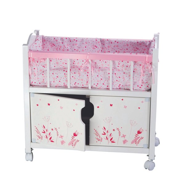 Lit en bois avec armoire