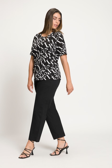 T-Shirt, Logo Druck, Classic, 1/2-Arm