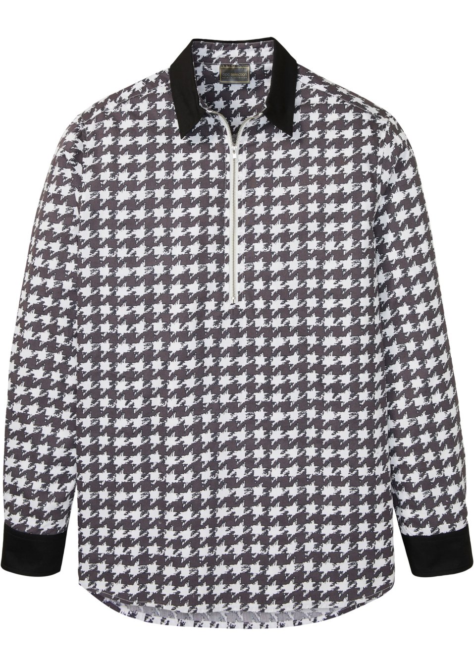 Chemise manches longues avec zip