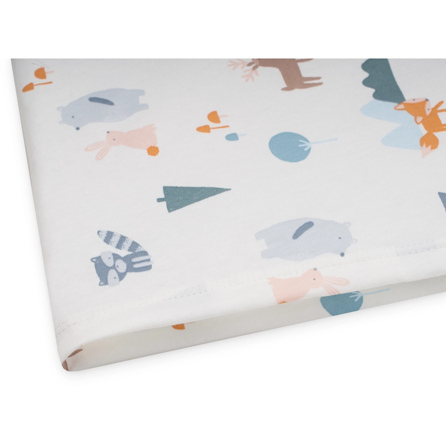 JULIUS ZÖLLNER Jersey Bezug Loop Comfy für Wickelauflagen Softy Little Fox 85 x 75 cm
