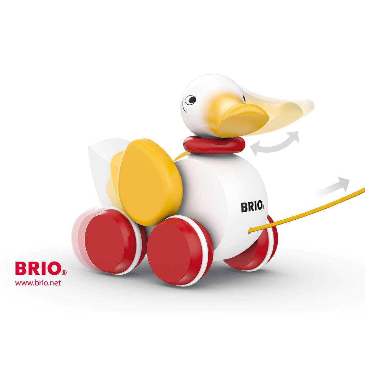 BRIO Spiel Nachziehente, weiß