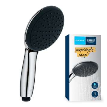 Grohe douchekop Quickfix Vitalio Start 110 handdouche waterbesparend 1 stand ø 11 cm chroom