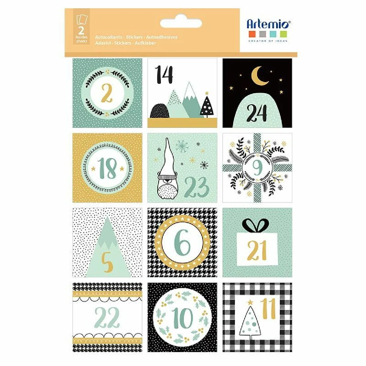 ARTEMIO Stickers Imagine Christmas