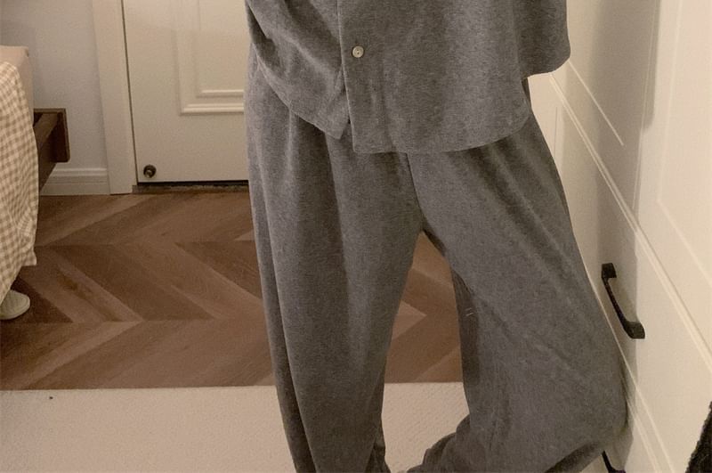 GOUB - Pyjamaset met kantversiering
