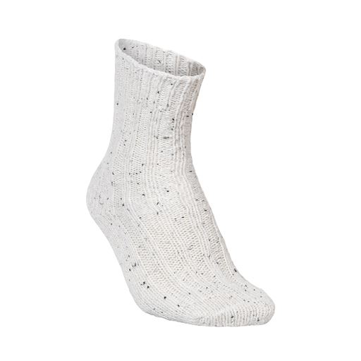 MJM Rib Soft 581 Wool Mix Sokker, Off White, 43-45