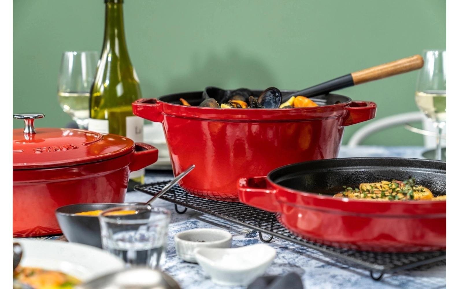 STAUB Topf-Set »Cocotte 4-teilig, 24 cm, 9 l«