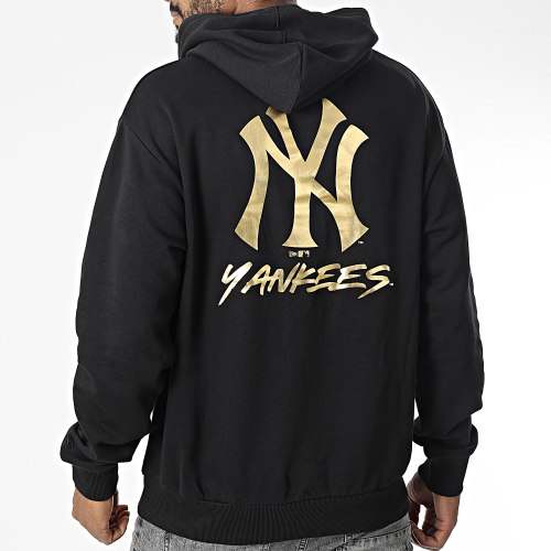 Sweat Capuche New York Yankees 60292360 Noir Doré