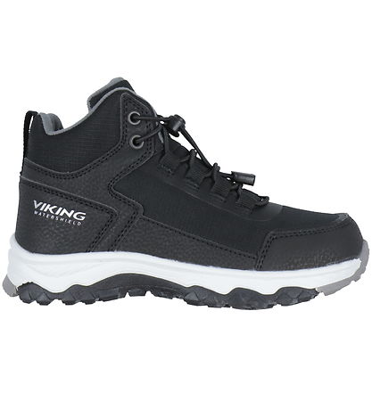Viking Stiefel - Akkarvik Mid Fleece WP SL - Black/Granit