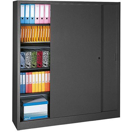 Armoire métallique Grand Volume - Jumbo portes coulissantes grande profondeur H 200 x P 45 cm