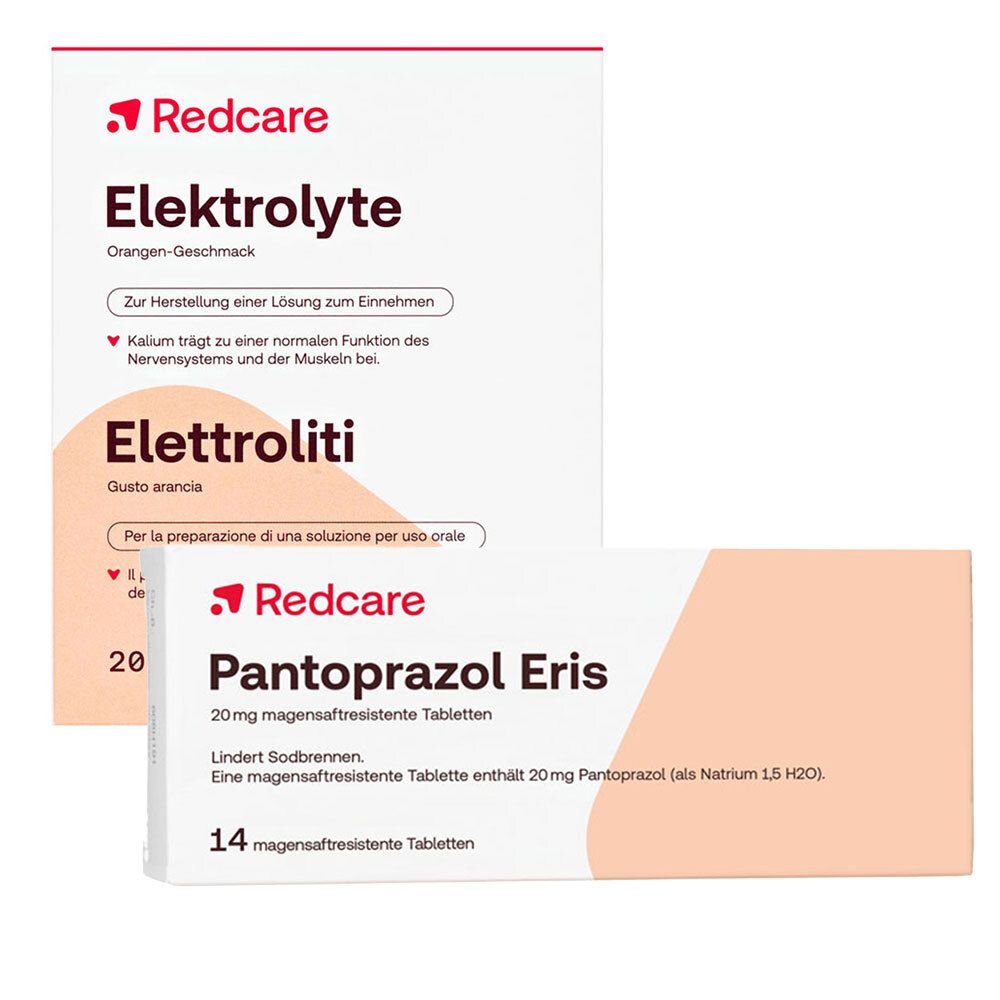 Redcare Elektrolyte + Redcare Pantoprazol Eris