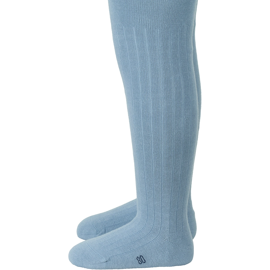 Sterntaler Strumpfhose Rippe graublau