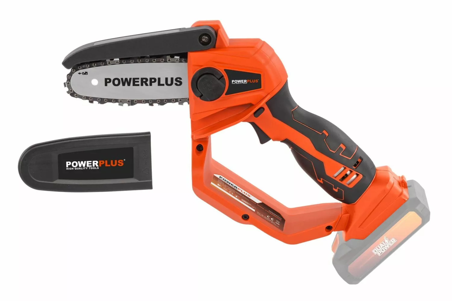 Powerplus POWDPG7572 20V Accu Eénhands kettingzaag - 120mm - 4