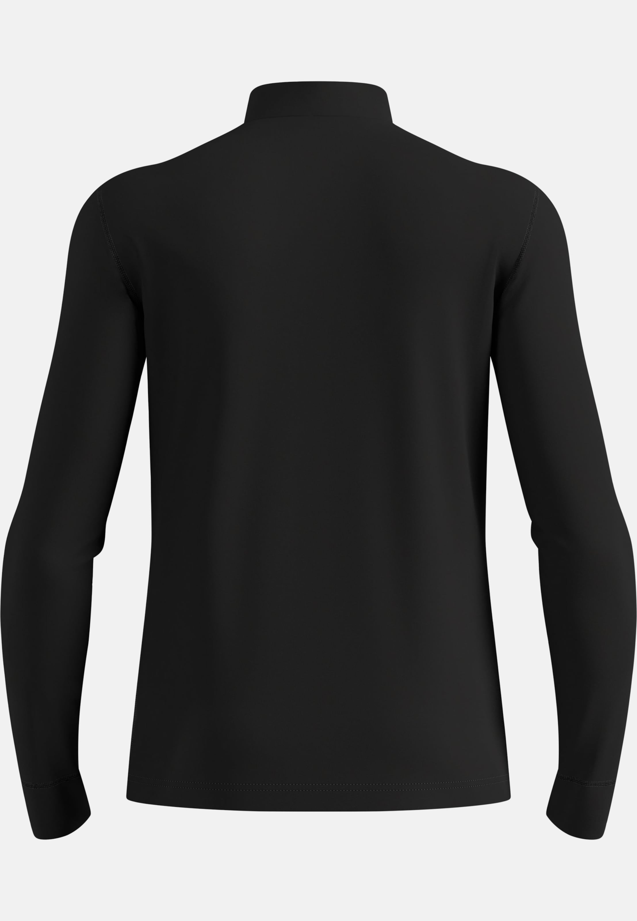 Natural Merino 260 Base Layer Half Zip in black