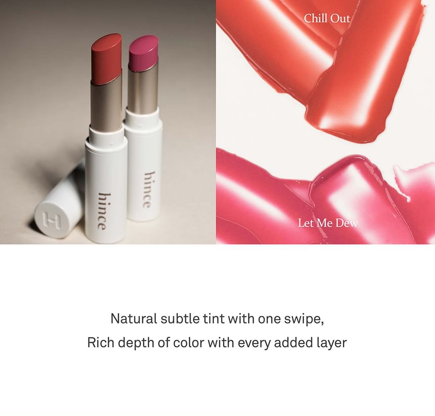 hince - Mood Enhancer Lip Glow - 5 kleuren