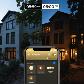Philips Hue outdoor buitenlamp Inara zwart