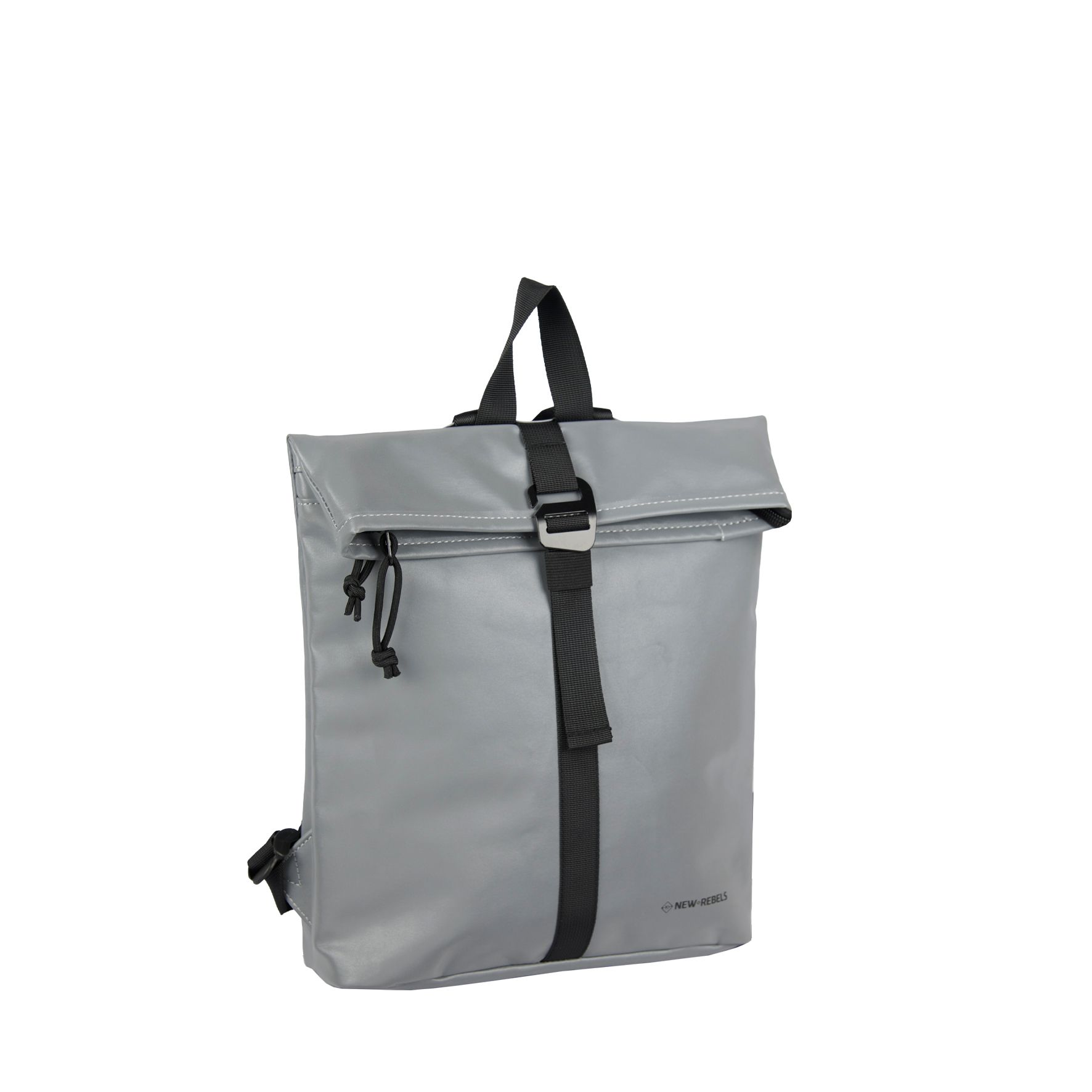 New Rebels Reflect Los Angeles Rolltop Backpack Mini Silver
