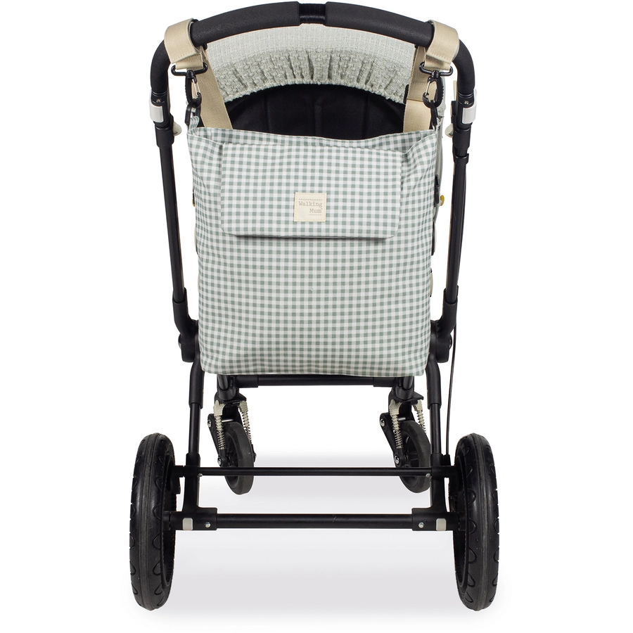 Walking Mum Wickeltasche I Love Vichy Grün